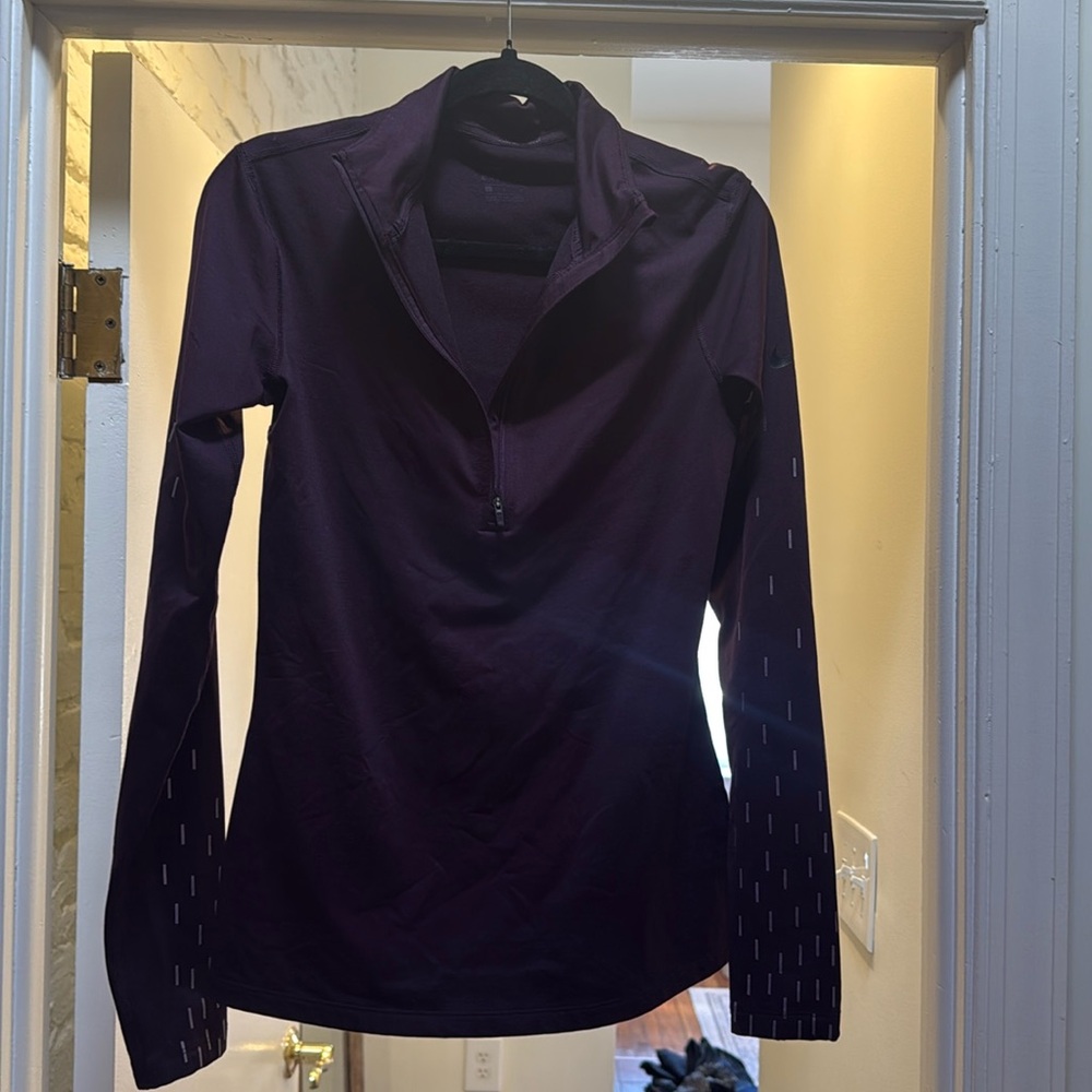 Purple Nike Dri-Fit Quarter Xip